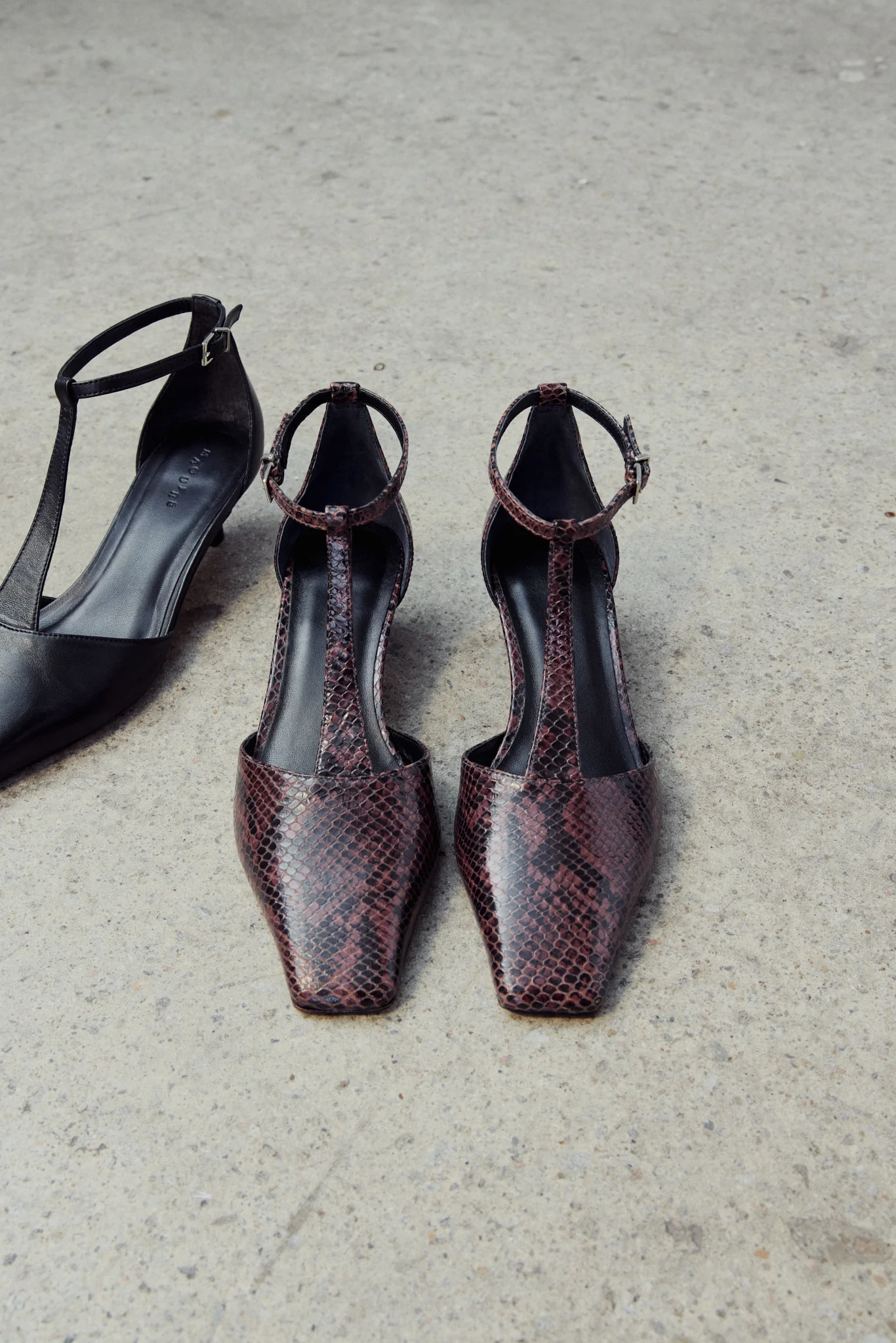 Almada Brown Snake Pump - Image 4