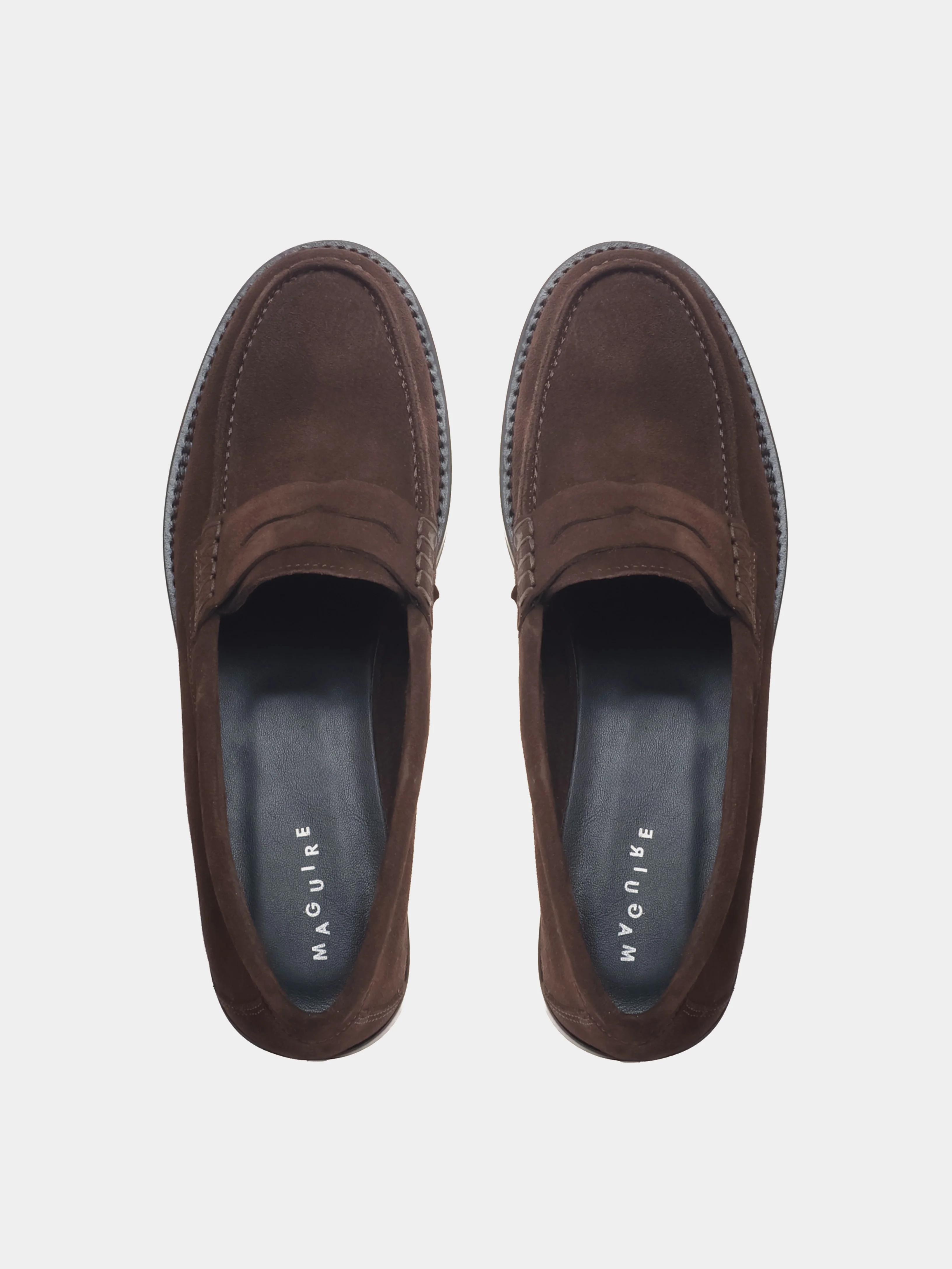 Napoli Brown Suede Loafer - Image 4